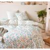 Promo 🌟 ACTUEL Parure Housse De Couette En Microfibre Motif Feuilles ROMEO 🤩 10