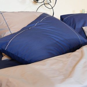 Tout neuf 🧨 Sensei Maison Housse De Couette Brodée En Percale De Coton DIAMOND ⌛ 15