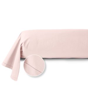 Bon marché 🌟 ACTUEL Taie De Traversin Unie En Percale De Coton 70 Fils – Collection Permanente ✔️ 12