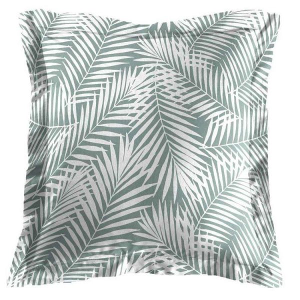 Nouveau 🛒 Paris Prix Taie D’Oreiller En Coton Botania 63x63cm Sauge 😍 1