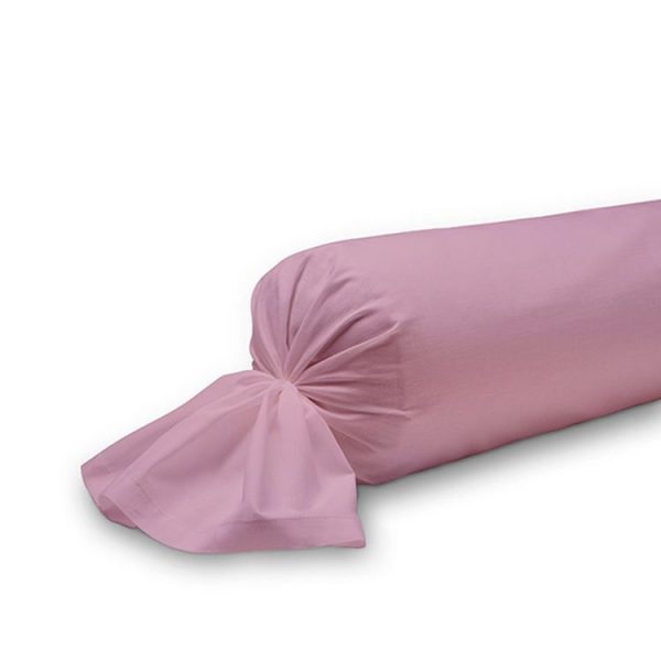 De gros 🔔 TOILINUX Lot 2x Taie De Traversin Poudre De Lila – 100% Coton 57 Fils – 45 X 185 Cm – Rose 🎉 1