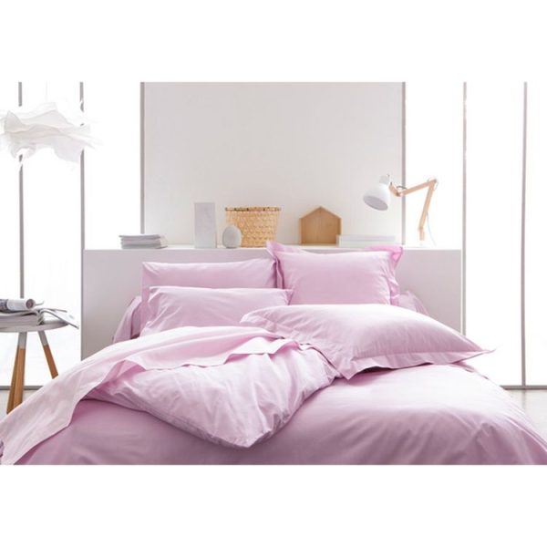 De gros 🔔 TOILINUX Lot 2x Taie De Traversin Poudre De Lila – 100% Coton 57 Fils – 45 X 185 Cm – Rose 🎉 3