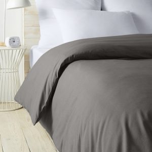 Tout neuf 🎉 ACTUEL Housse De Couette Unie En Percale De Coton 70 Fils – Collection Permanente ❤️ 10