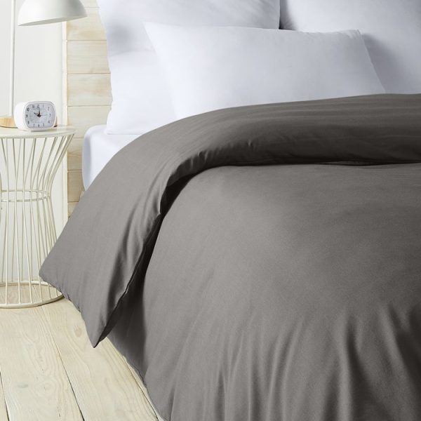 Tout neuf 🎉 ACTUEL Housse De Couette Unie En Percale De Coton 70 Fils – Collection Permanente ❤️ 3