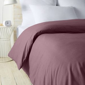 Tout neuf 🎉 ACTUEL Housse De Couette Unie En Percale De Coton 70 Fils – Collection Permanente ❤️ 18